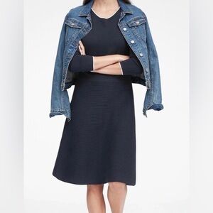 Banana Republic Navy A-Line Sweater Dress size XL